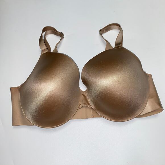 Soma Tan Beige Vanishing Back Full Coverage Bra Women's Size 38D - Picture 1 of 7